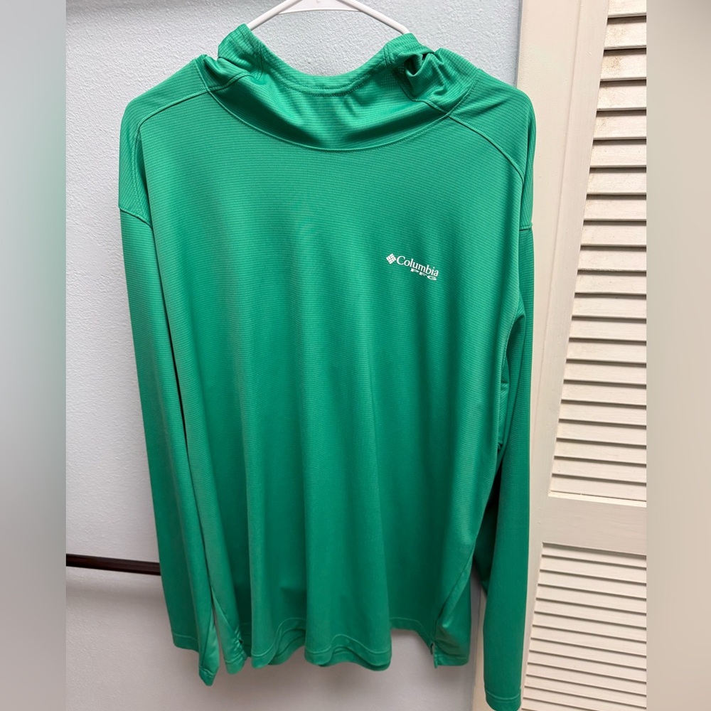 Columbia Emerald Green Performance Hoodie
